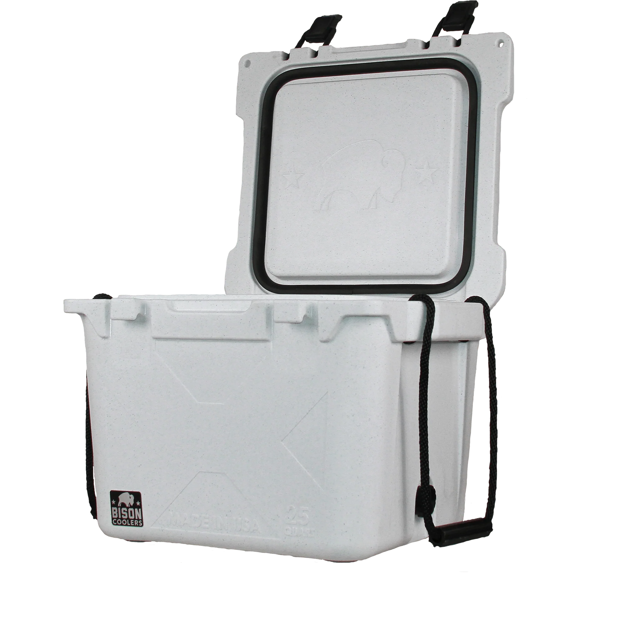 White 25 QT Bison Cooler - Image 8