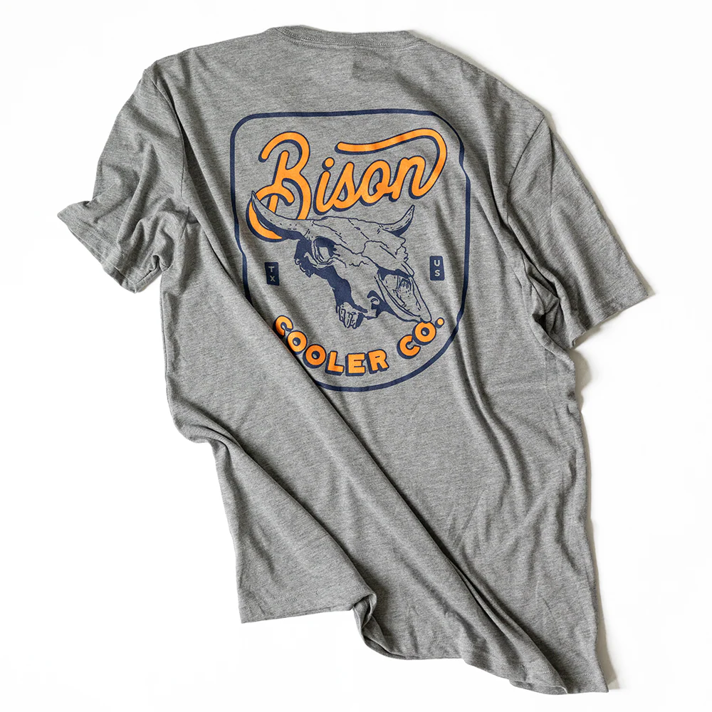 Bison Cooler Co Skull Shirt - Image 3